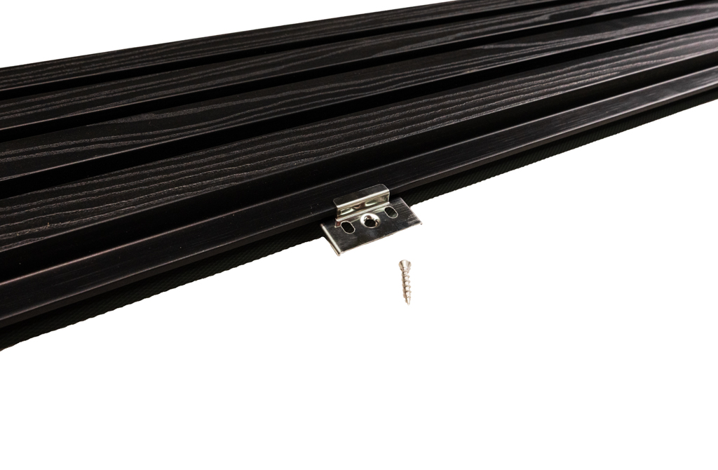 Panneau extérieur (WPC) - couleur noir – Image 7